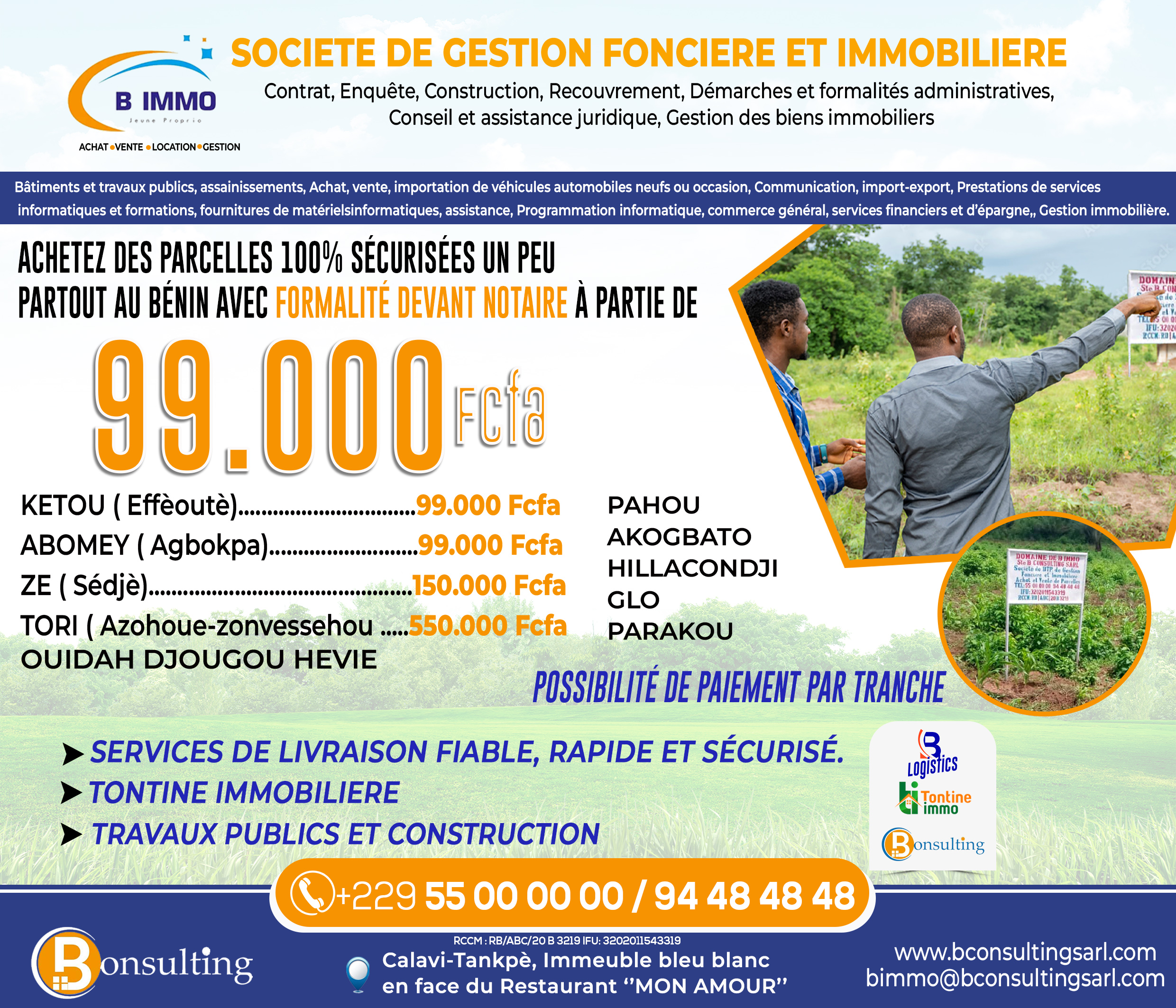 Visite sur site